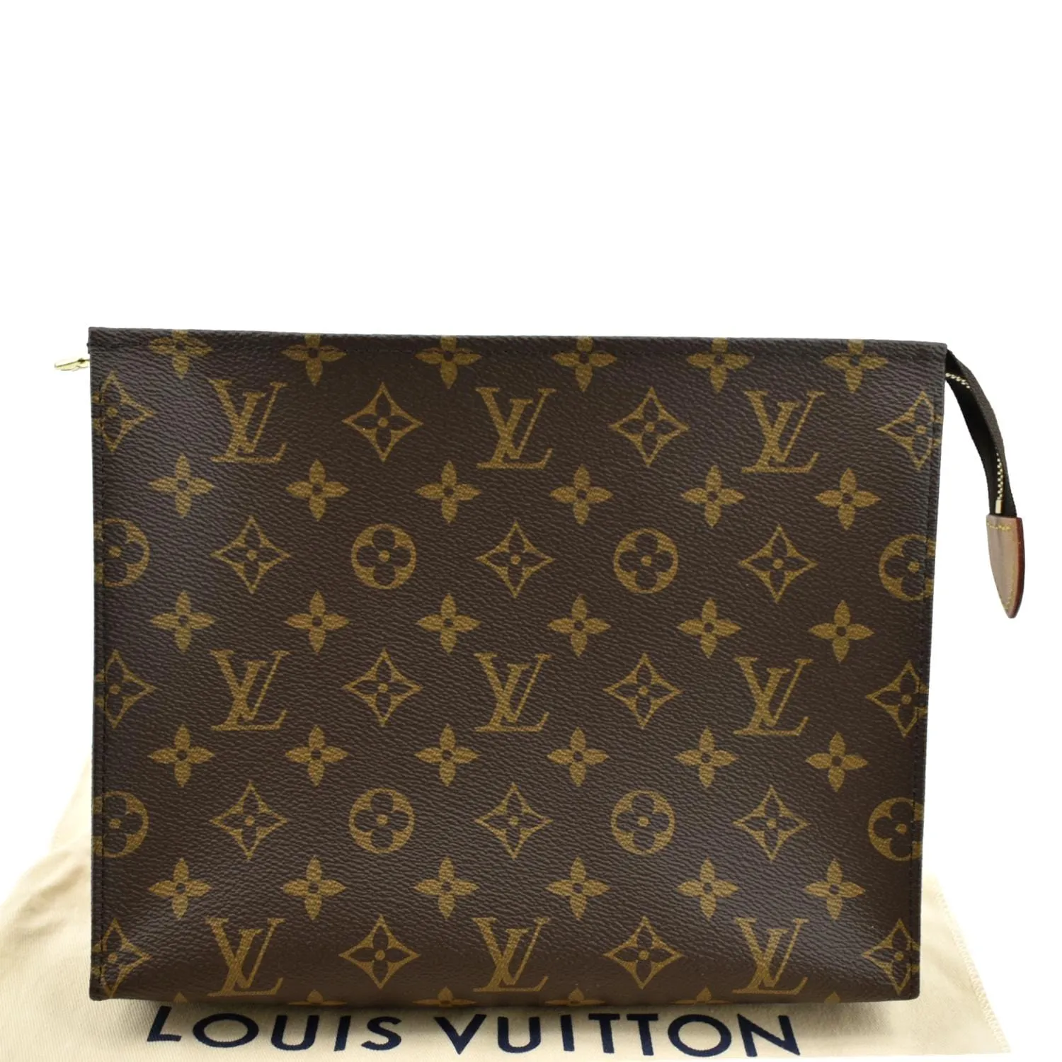 LOUIS VUITTON Toiletry 26 Monogram Canvas Cosmetic Pouch Brown