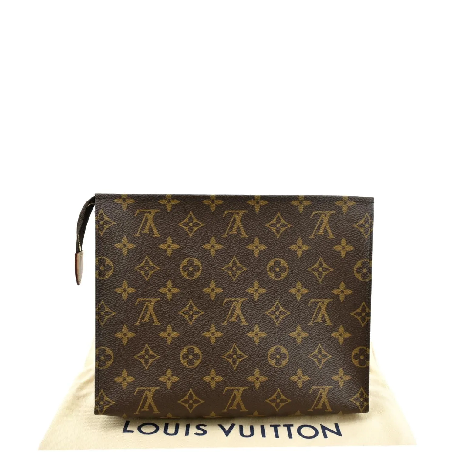 LOUIS VUITTON Toiletry 26 Monogram Canvas Cosmetic Pouch Brown