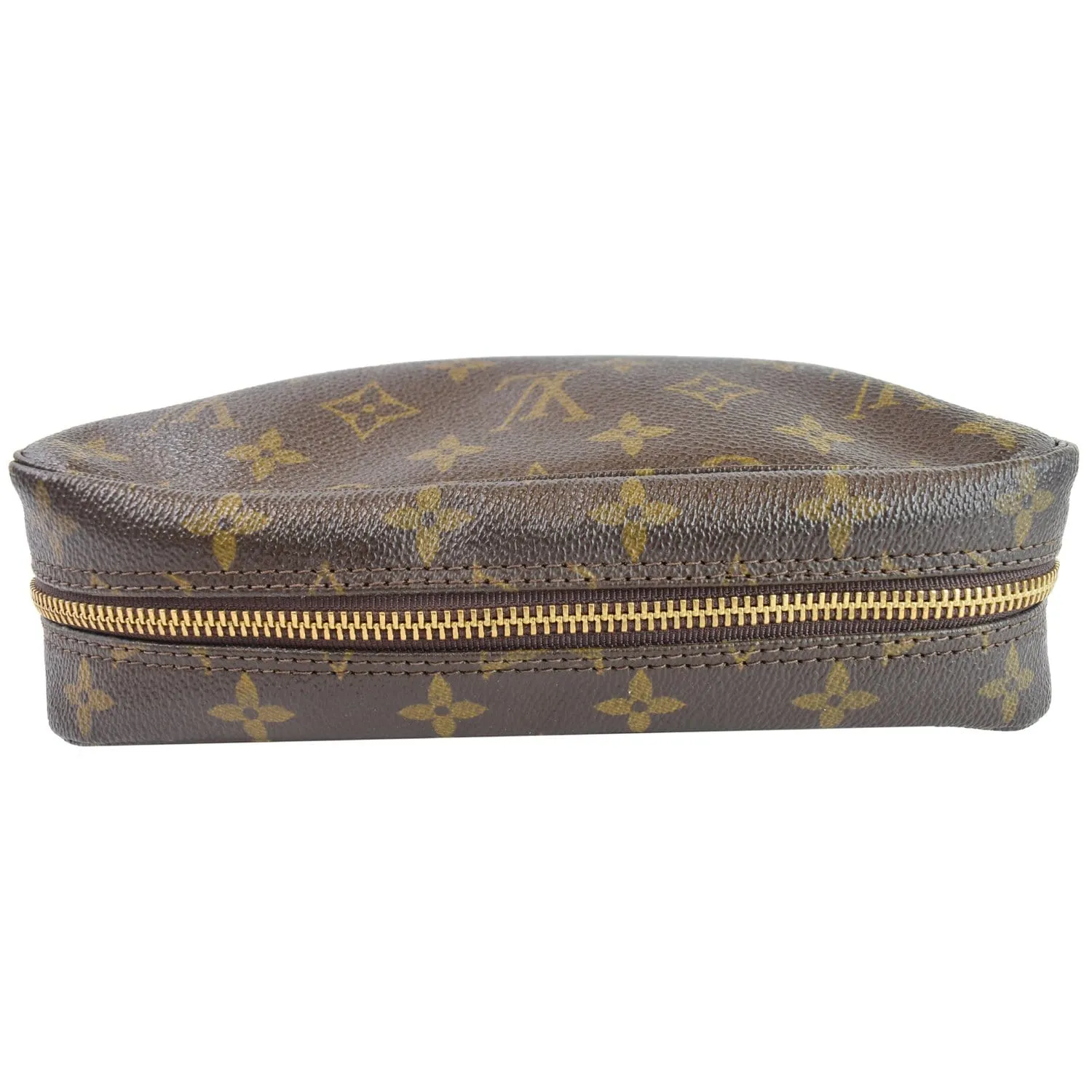 LOUIS VUITTON Trousse Toilette 23 Monogram Canvas Cosmetic Pouch Brown