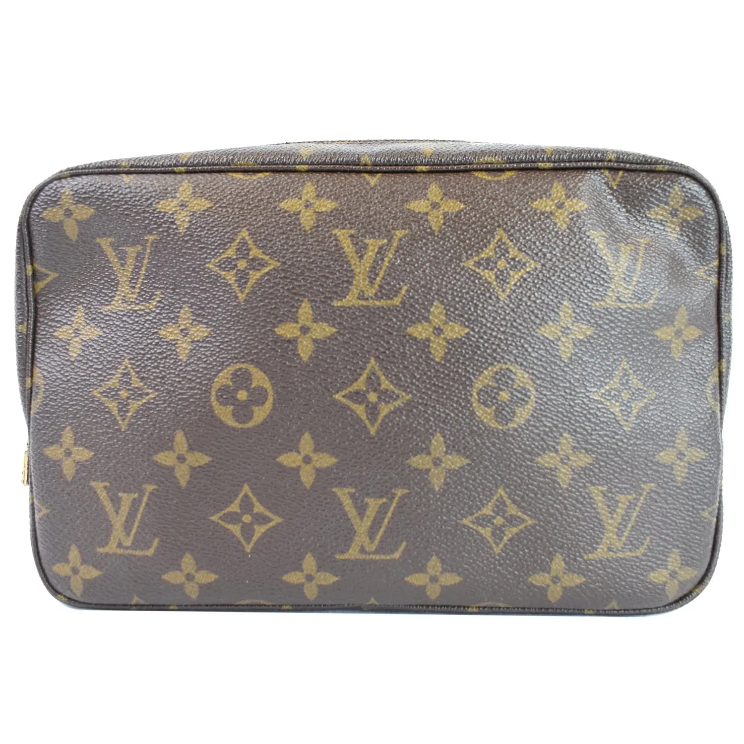 LOUIS VUITTON Trousse Toilette 23 Monogram Canvas Cosmetic Pouch Brown