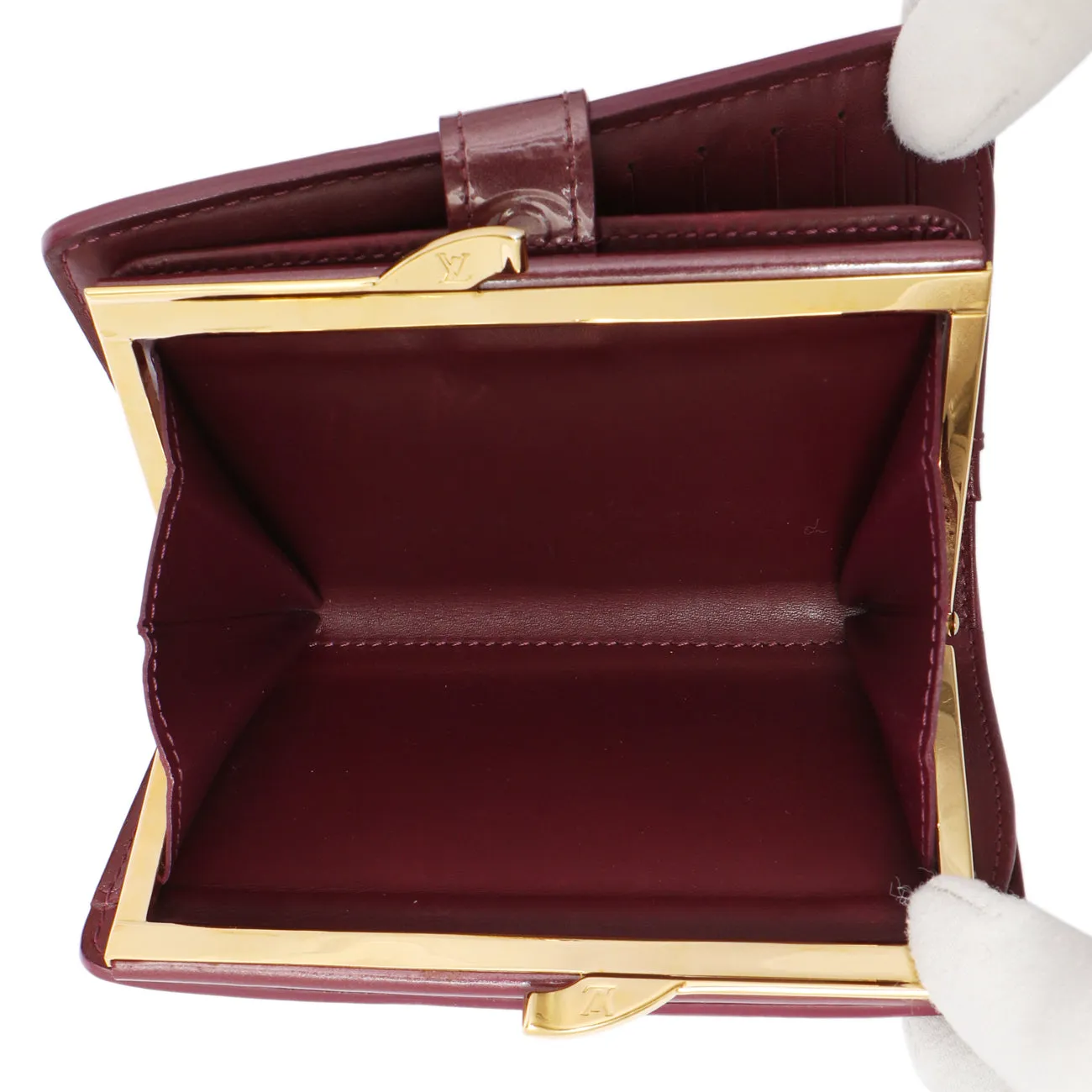 Louis Vuitton Violet Vernis French Wallet