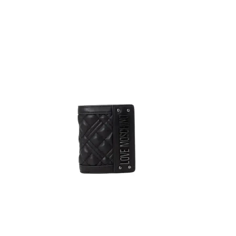 Love Moschino Black Faux Leather Women's Wallet