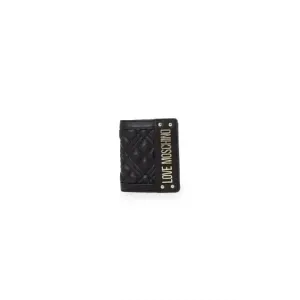 Love Moschino Black Faux Leather Women's Wallet