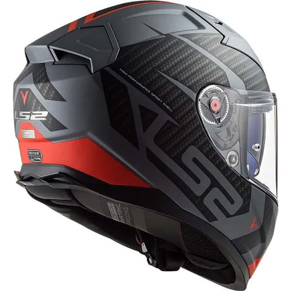 LS2 Citation II Full-Face Motorcycle Helmet - Splitter Graphic