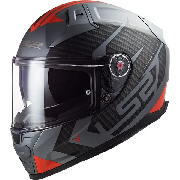 LS2 Citation II Full-Face Motorcycle Helmet - Splitter Graphic