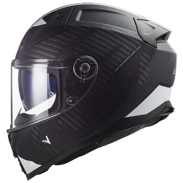 LS2 Citation II Full-Face Motorcycle Helmet - Splitter Graphic