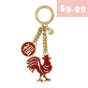Lucky Rooster Key Charm