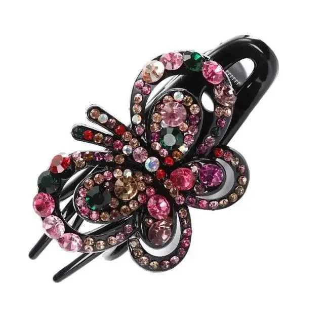 Luxury Charming Flower Heart Hair Clip Barrette For Women Fashion Pearls Design Beautiful Hair Clips For Women