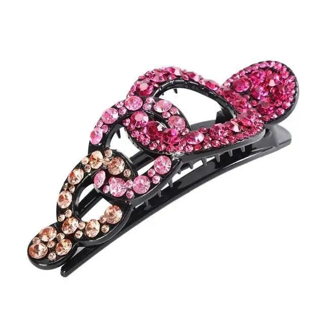 Luxury Charming Flower Heart Hair Clip Barrette For Women Fashion Pearls Design Beautiful Hair Clips For Women