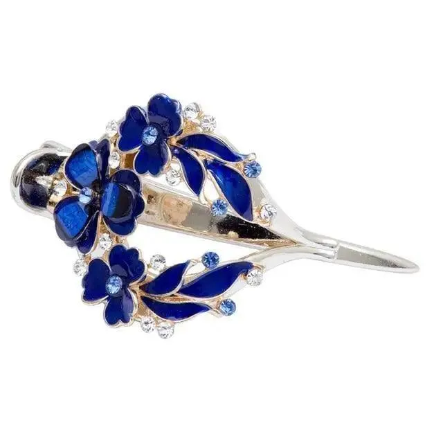 Luxury Charming Flower Heart Hair Clip Barrette For Women Fashion Pearls Design Beautiful Hair Clips For Women
