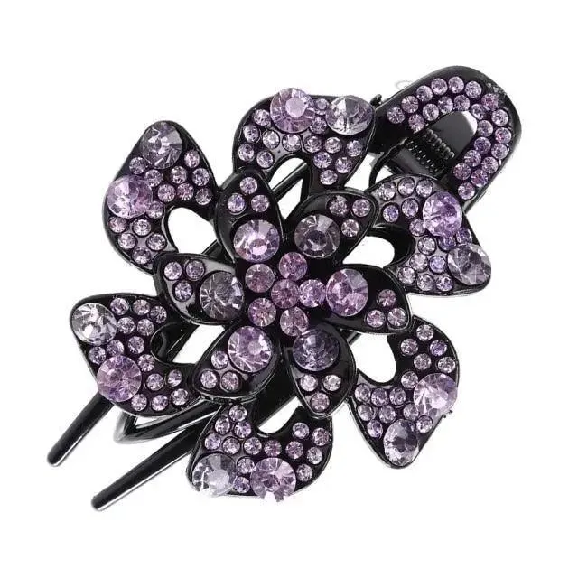 Luxury Charming Flower Heart Hair Clip Barrette For Women Fashion Pearls Design Beautiful Hair Clips For Women