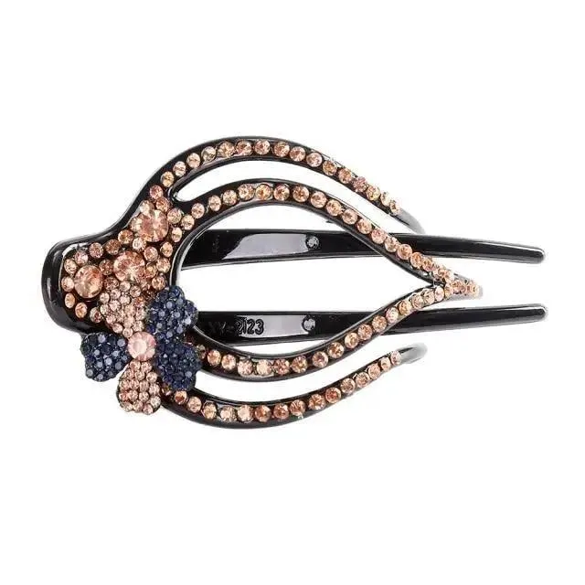 Luxury Charming Flower Heart Hair Clip Barrette For Women Fashion Pearls Design Beautiful Hair Clips For Women
