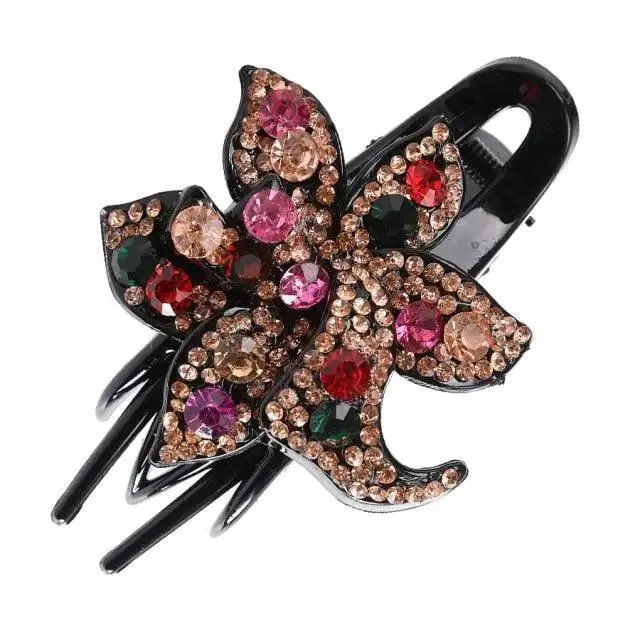 Luxury Charming Flower Heart Hair Clip Barrette For Women Fashion Pearls Design Beautiful Hair Clips For Women