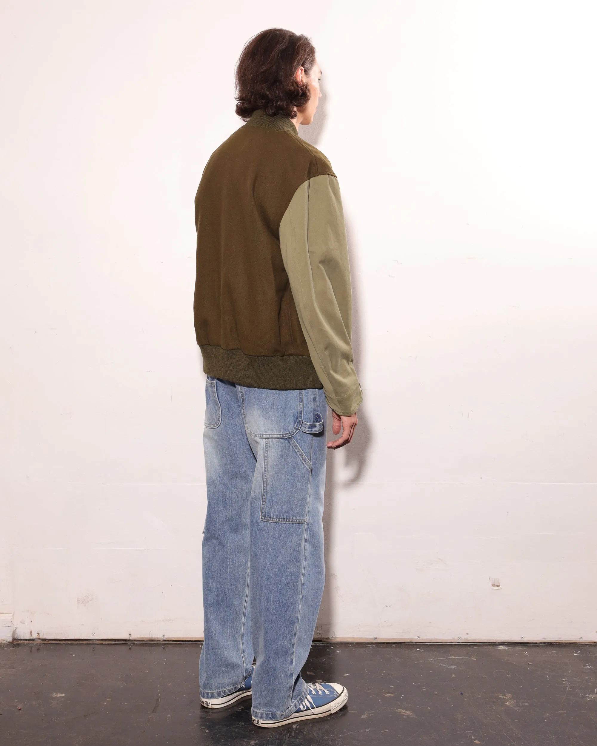 M-65 Varsity Jacket - Earth/Olive