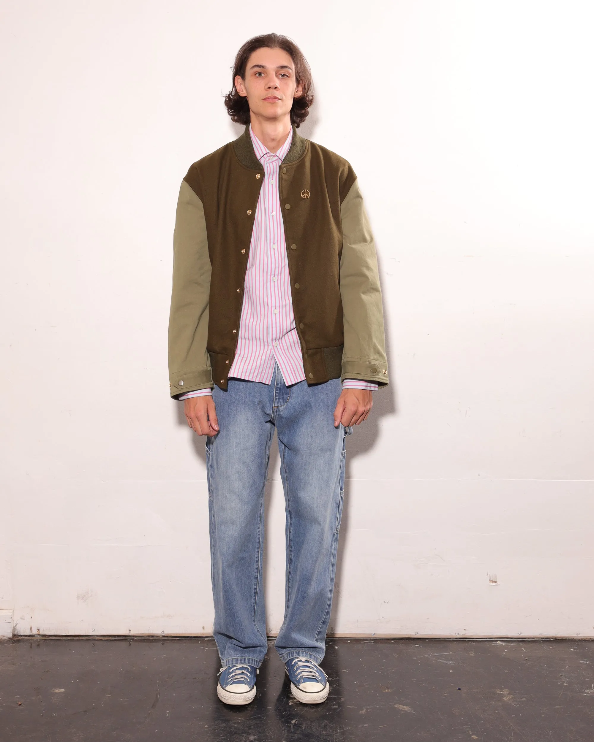 M-65 Varsity Jacket - Earth/Olive