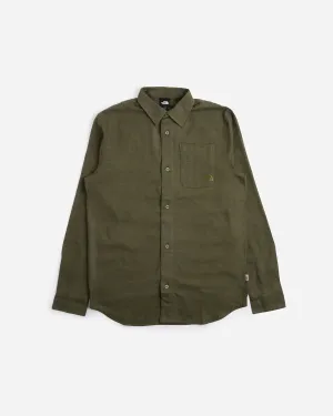 M Lightweight Flannel - Forest Olive