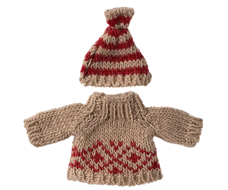 MAILEG KNITTED SWEATER   HAT || MUM MOUSE