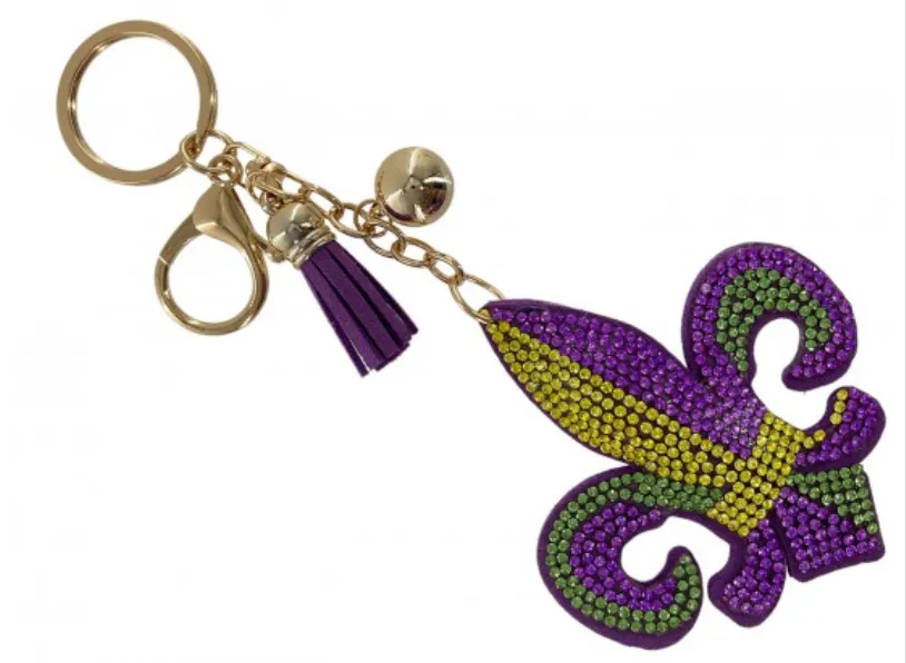 Mardi Gras Key Chain
