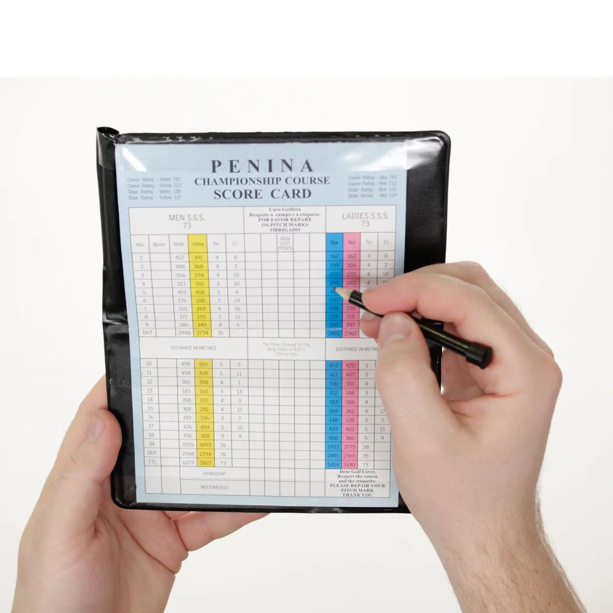 Masters Deluxe Scorecard Holder In Eco Bag