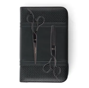 Matsui Lightweight Classic Offset Matte Black Shear Thinner Combo