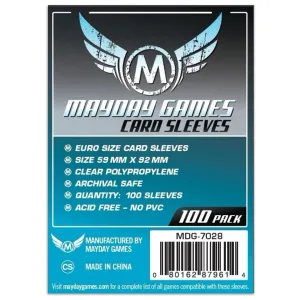 Mayday Euro Card Sleeve Pack of 100 59 X 92 MM