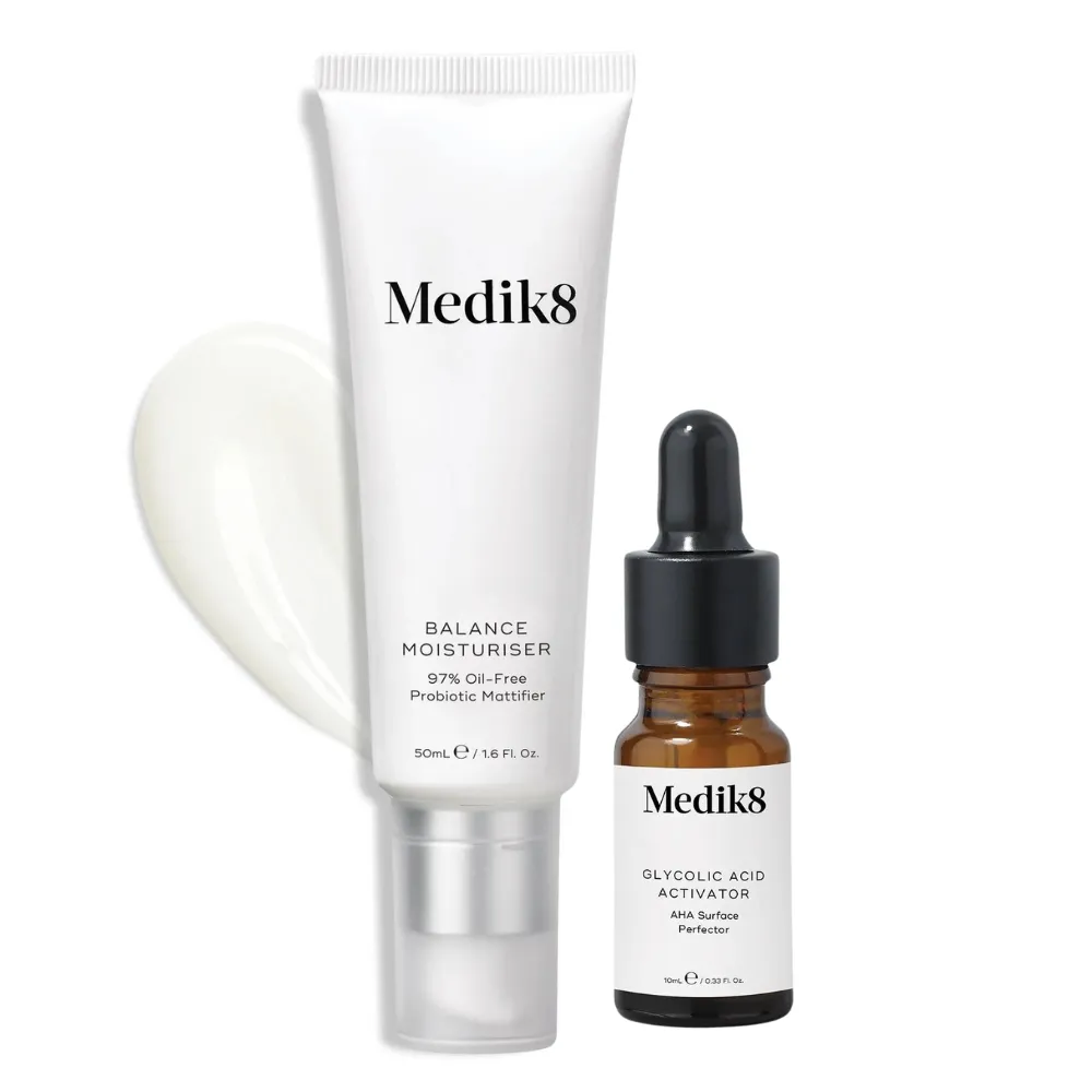 Medik8 Balance Moisturiser with Glycolic Acid Activator