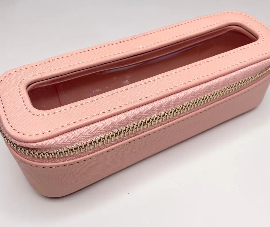 Meet Me There Mini Cosmetic Case - Pink