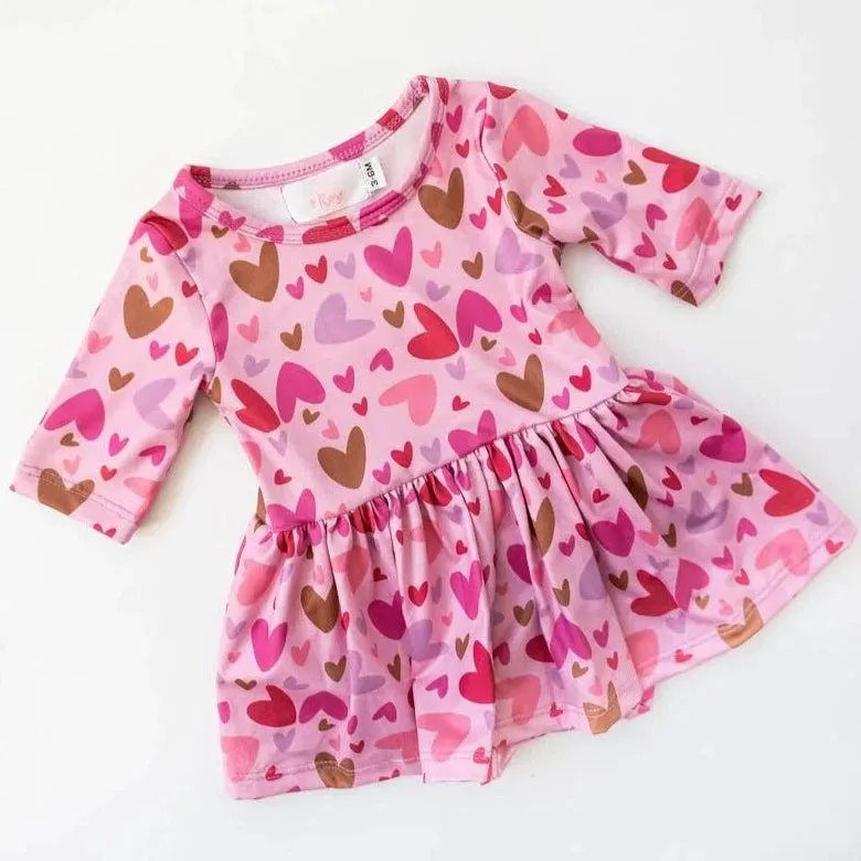 Mila & Rose Melt My Heart Twirl Bodysuit