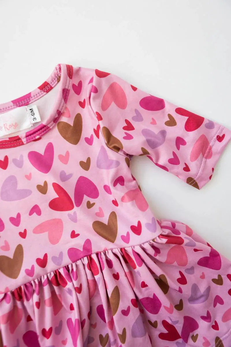 Mila & Rose Melt My Heart Twirl Bodysuit