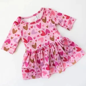 Mila & Rose Melt My Heart Twirl Bodysuit