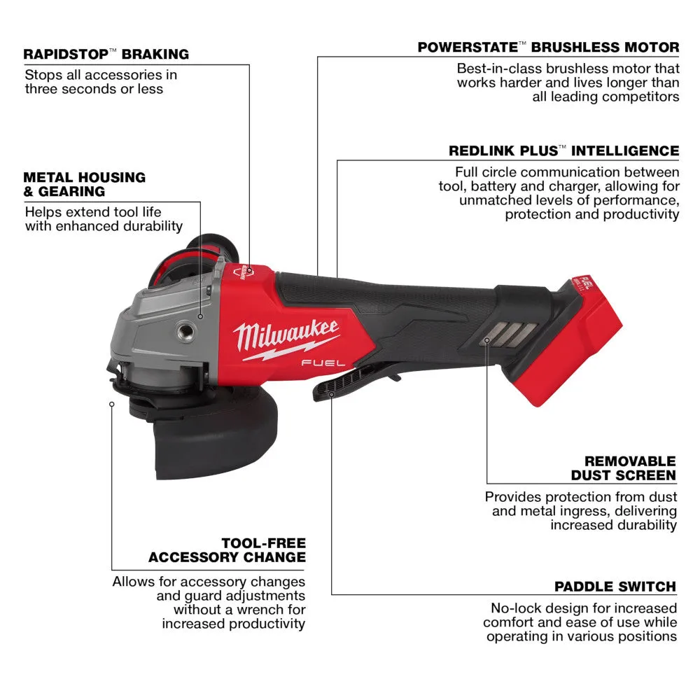 Milwaukee 2991-22 M18 FUEL Compact Impact Wrench & Grinder 2-Tool Combo Kit