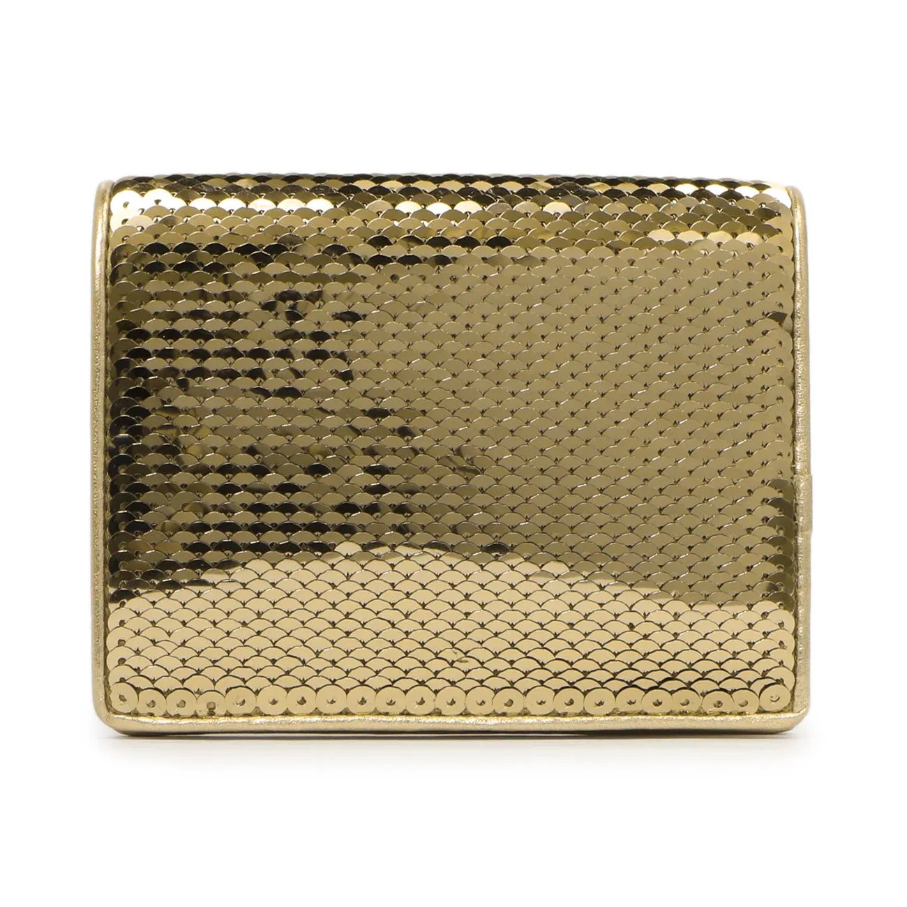 Miu Miu Gold Sequin Wallet