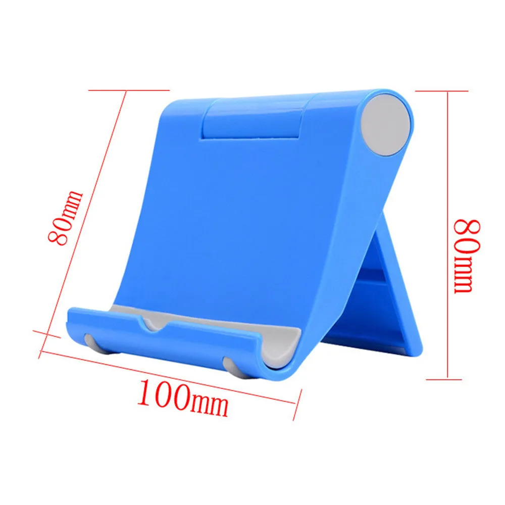 Mobile Phone Tablet Stand Holder Support Portable Adjust Universal Plastic Stand - Black