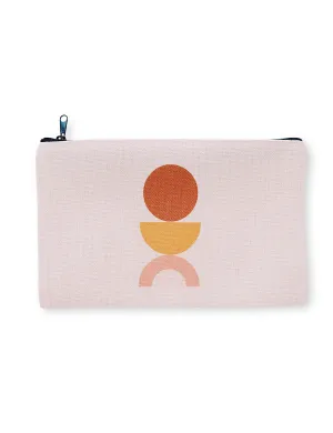 Mod Geometric Cosmetic Pouch, College Student Gift, Mother's Day Gift,Christmas Gift
