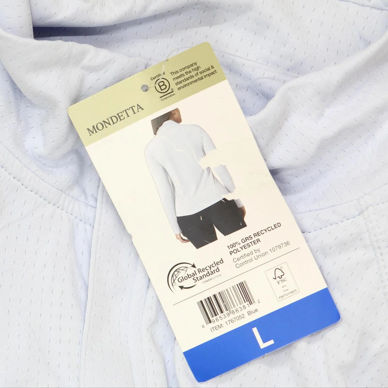Mondetta Womens Lightweight Quarter-Zip Pullover Shirt 1767052