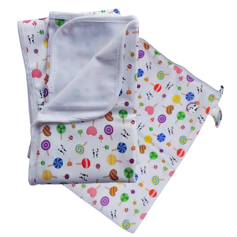 Moo Moo Kow Changing Pad Large - Lollipop