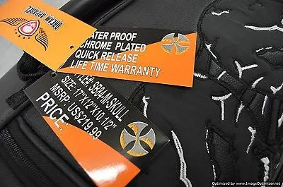 MOTORCYCLE NYLON SISSY CAMERA/TRUNK SISSY BAR BAG TRAVEL PLAIN LUGGAGE 16 7 10