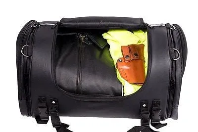 MOTORCYCLE NYLON SISSY CAMERA/TRUNK SISSY BAR BAG TRAVEL PLAIN LUGGAGE 16 7 10