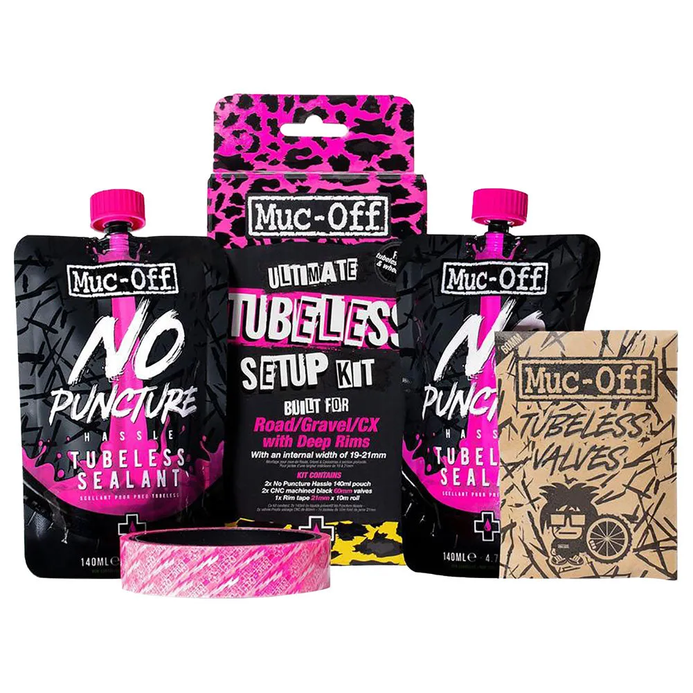 Muc-Off Ultimate Tubeless Setup Kit Road 60mm