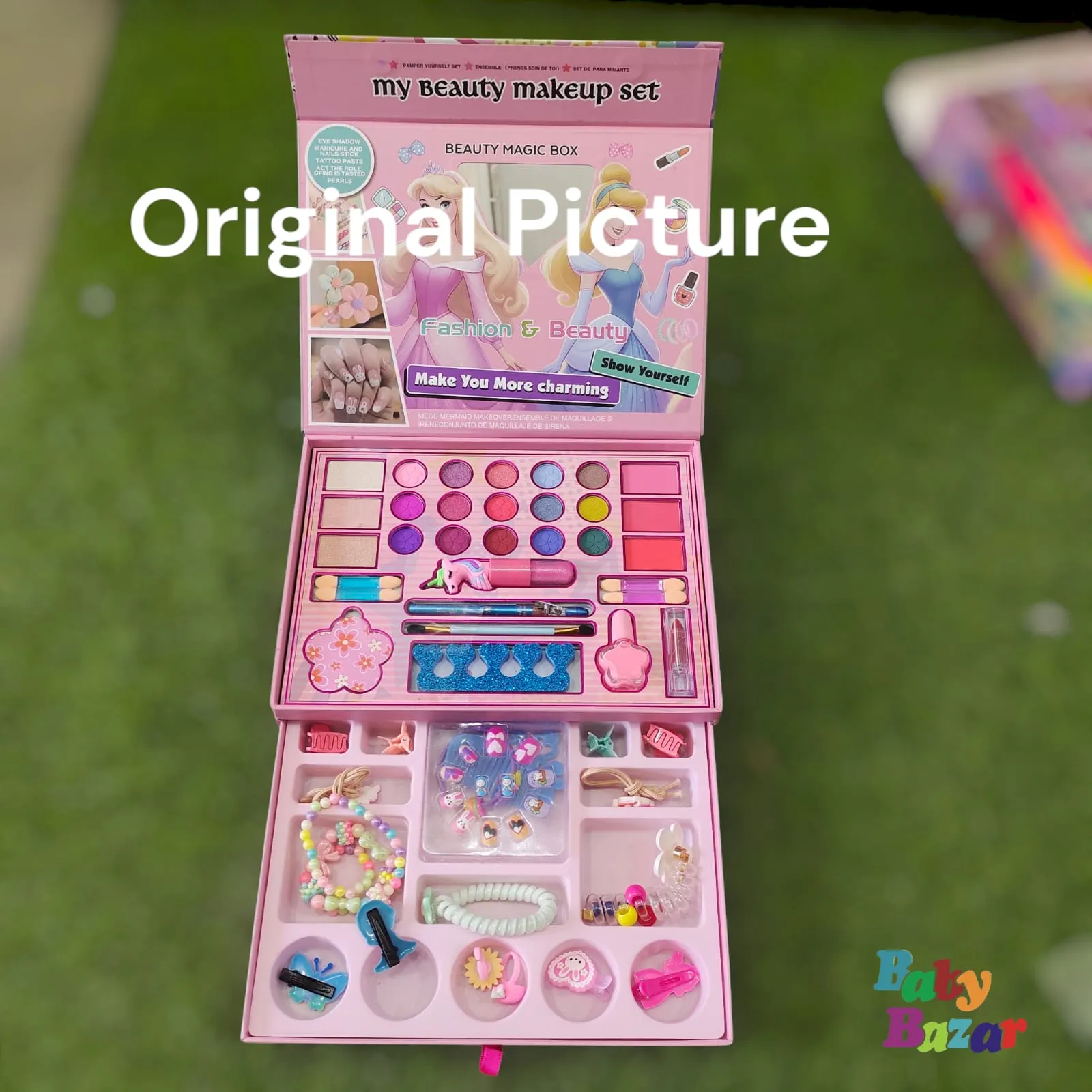 My Beauty Makeup Set Complete Accessory Kit with Eye Shadow Manicure & Tattoos