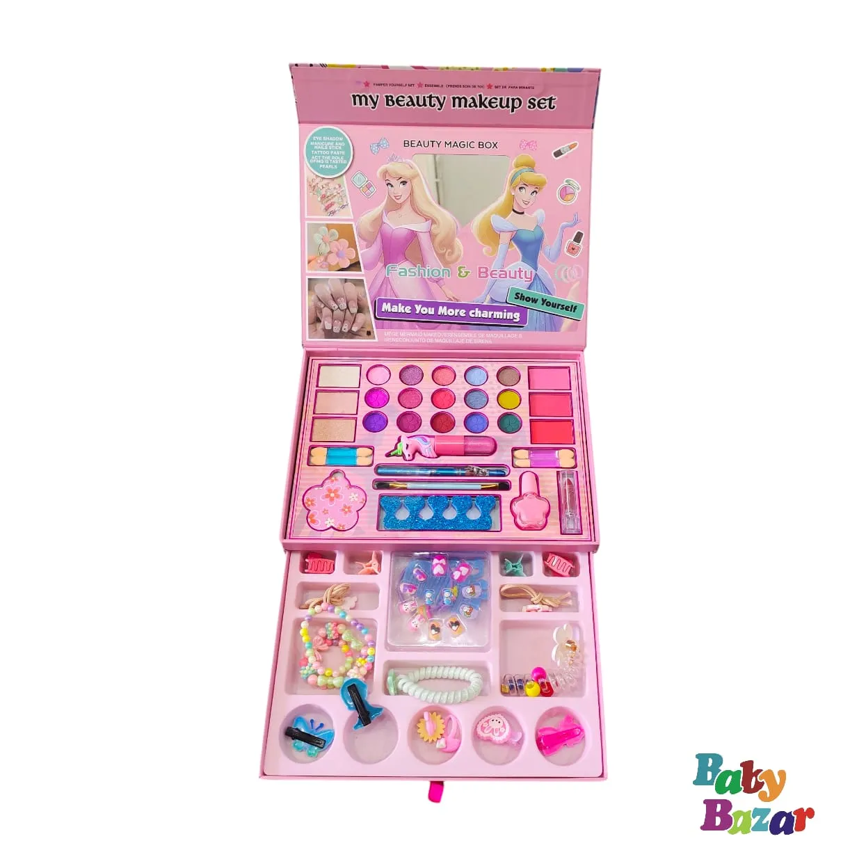 My Beauty Makeup Set Complete Accessory Kit with Eye Shadow Manicure & Tattoos