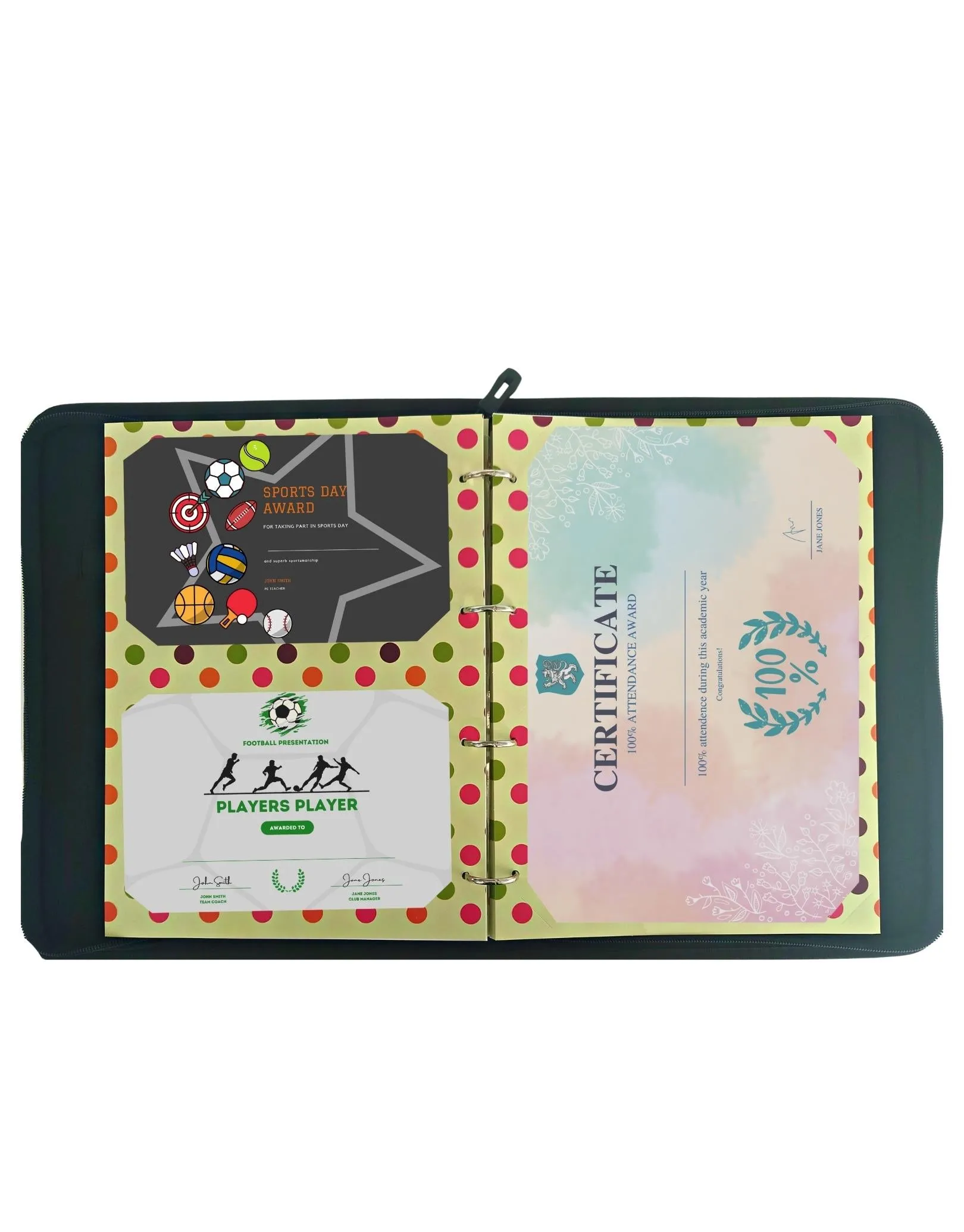 My Proud Moments Extra Pages - Certificate Holders (Pack of 3)
