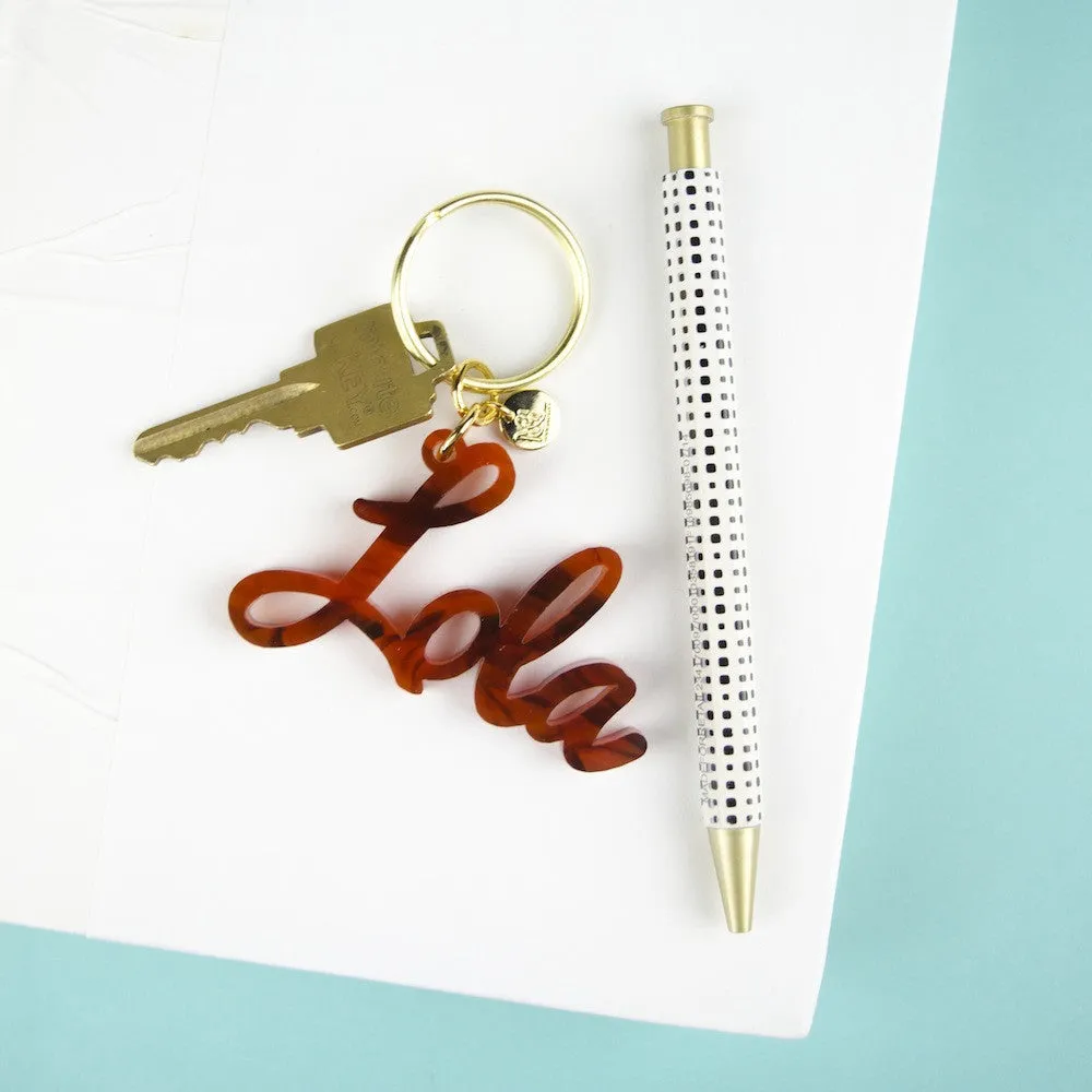 Nameplate Keychain