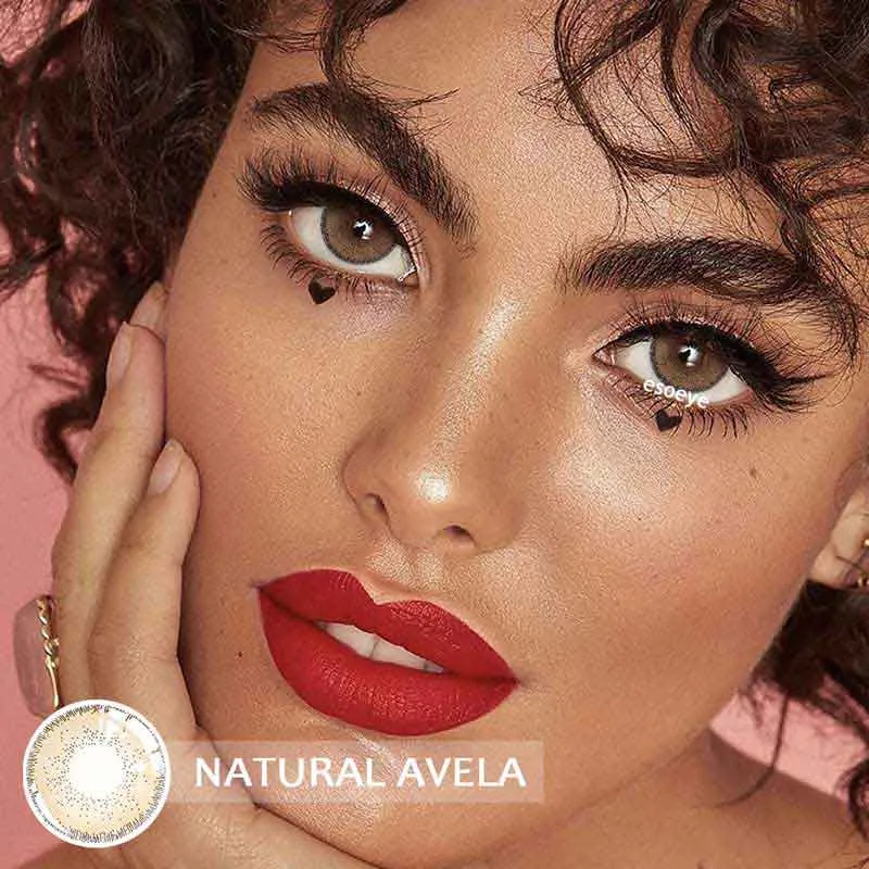 Natural Avela Colored Contact Lenses Yearly
