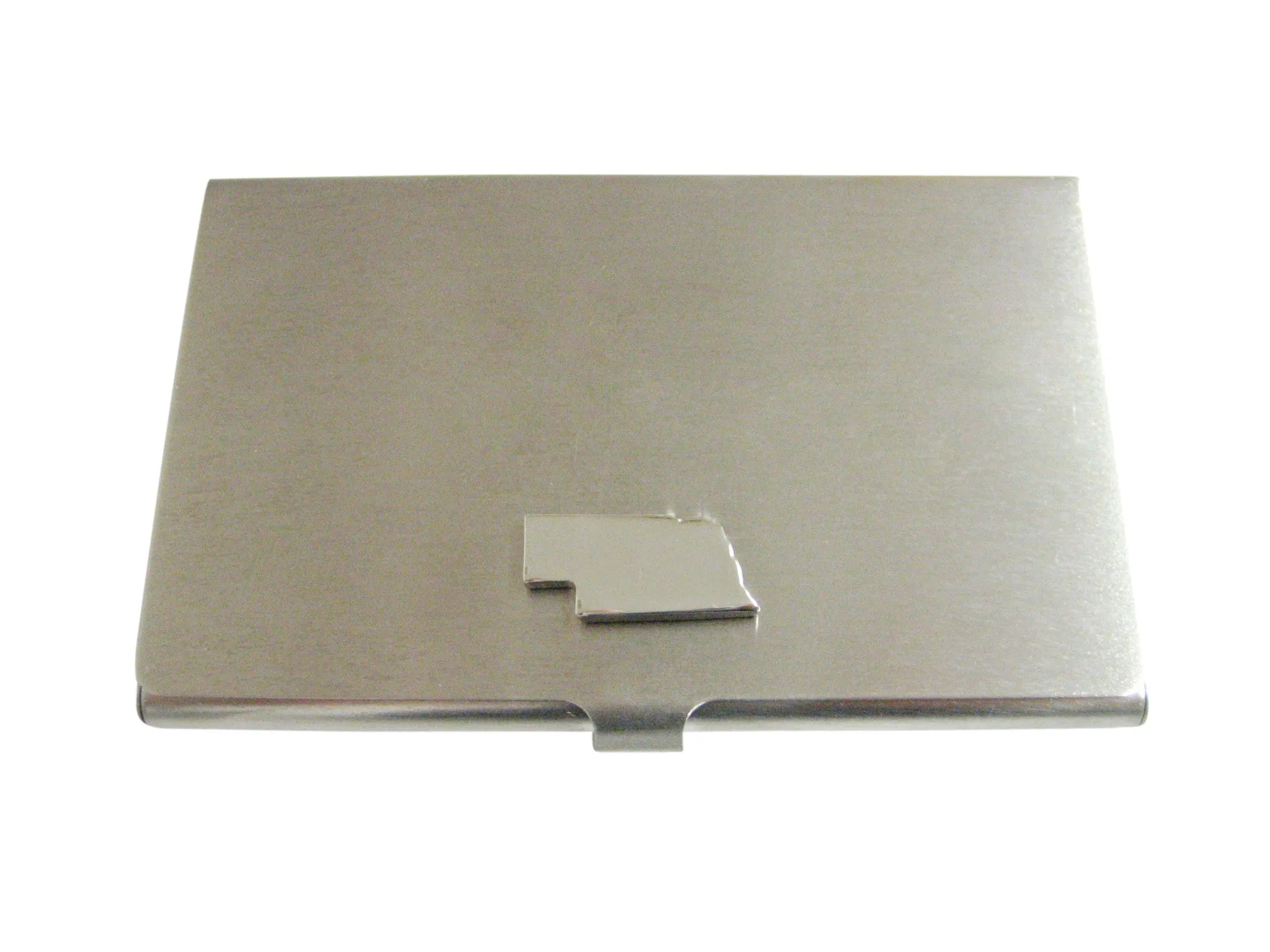 Nebraska State Map Shape Business Card Holder