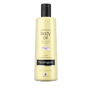 Neutrogena Fragrance-Free Lightweight Body Oil for Dry Skin, Light Sesame Formula