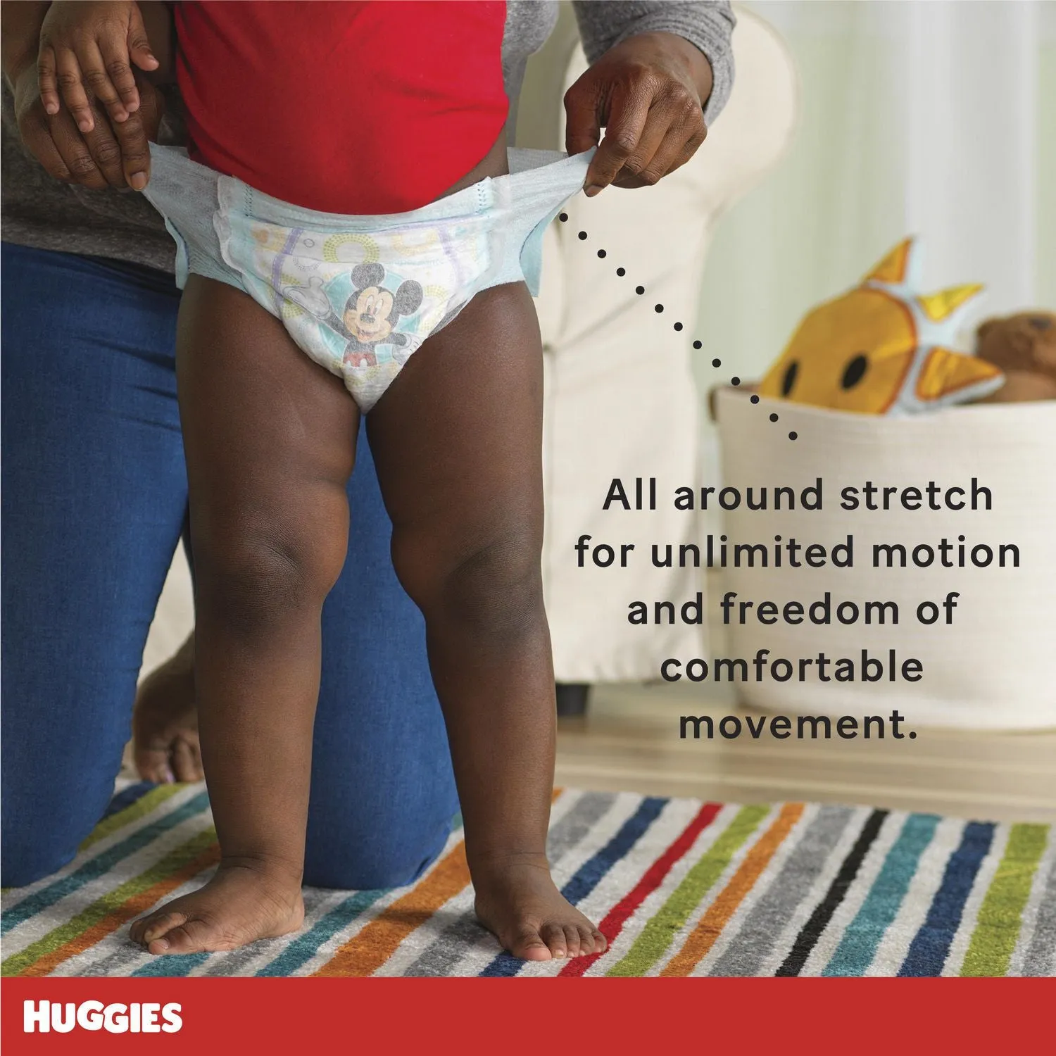 New in box! Huggies Little Movers Slip-On Diapers, Economy Pack, Size 4, 148 count!