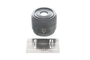 Nikon Z 40mm f2 Nikkor