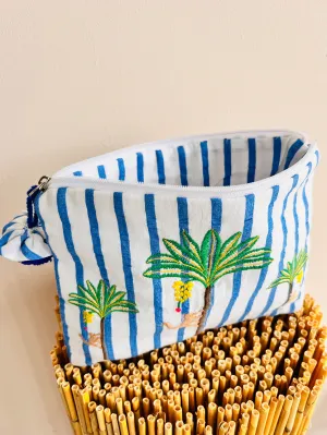 NM - Ortiga Pouch | Blue Palm