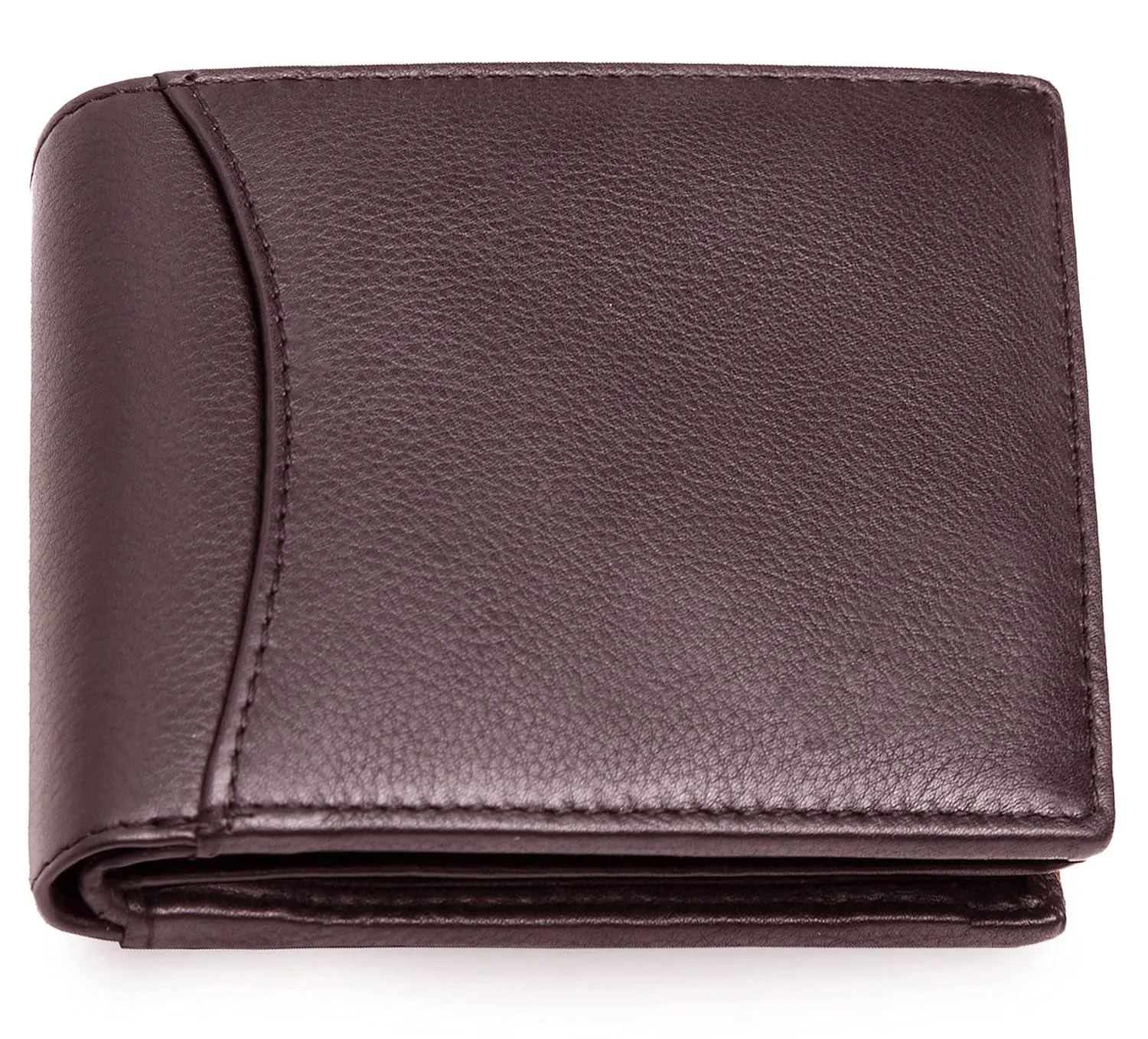 NOBILITY Rfid Protected Leather Wallet For Men, Brown